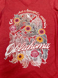 Oh what a beautiful mornin / red V-neck women's cut