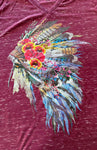 Maroon Headress