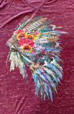 Maroon Headress