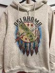 Oklahoma Shield : zip up hoodie, heavier winter weight.