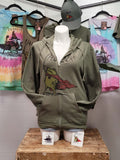 huzzah frog hoodie