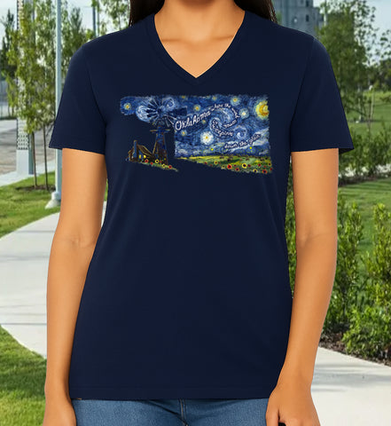 VAN-HOMA NAVY V-NECK