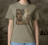 Woman in Dust Storm.