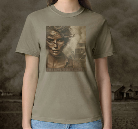 Woman in Dust Storm.