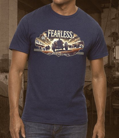 Fearless, race day, dust bowl tough t-shirt co.