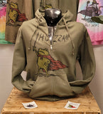 huzzah frog hoodie