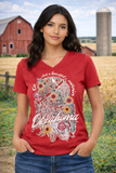 Oh what a beautiful mornin / red V-neck women's cut
