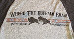 Buffalo Headress 3/4 Sleeve