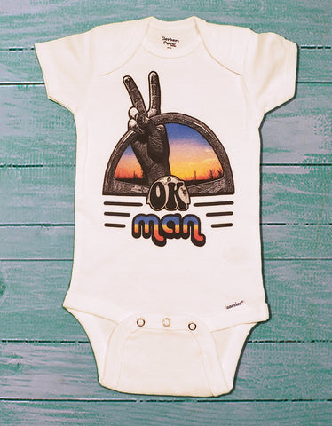 Baby Onsie OK MAN!