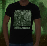 Glow In the Dark, Short Sleeve Big Foot on Black