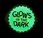 Glow In the Dark, Short Sleeve Big Foot on Black