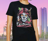 Oklahoma Sugar Skull Shield