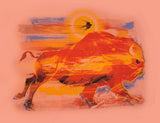 Fire Bison sunrise